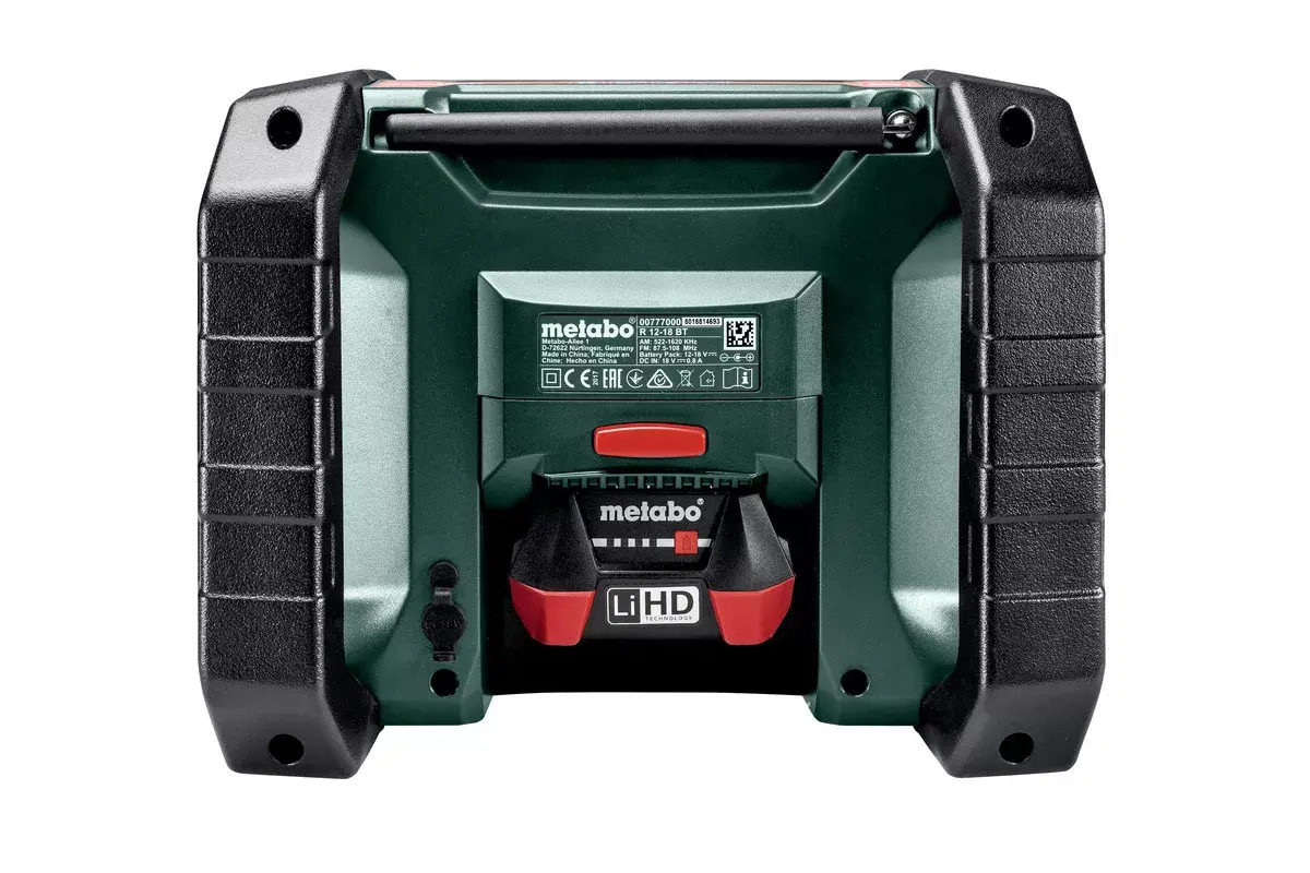 Portatīvā radio Metabo R 12-18 DAB+ BT Photo 4