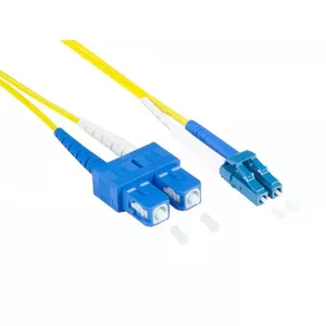 Fibre optic cable Alcasa LW-9075LS 7.5 m 2x LC 2x SC Yellow