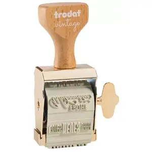 Штамп Trodat 158077 Прямоугольный Золотой Дерево