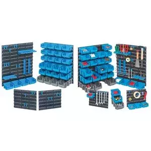 Tool holder set allit StorePlus P 139.70 cm (55") with Sichtboxen