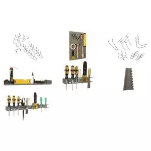 Instrumentu turētājs allit StorePlus Flex M 78.70 cm (31") pelēks