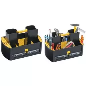 Tool box allit Profi-Tragekasten McPlus Workman 19/62 black/yellow polypropylene