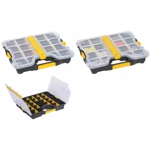 Storage assortment box allit EuroPlus Basic S 37 transparent high-impact resistant