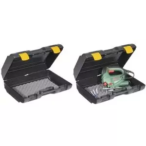 Tool case allit DinoPlus Tool 41 — impact-resistant polypropylene, black/yellow