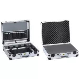 Tool case allit AluPlus Tool>C< 44 with silver aluminum frame and C-profile