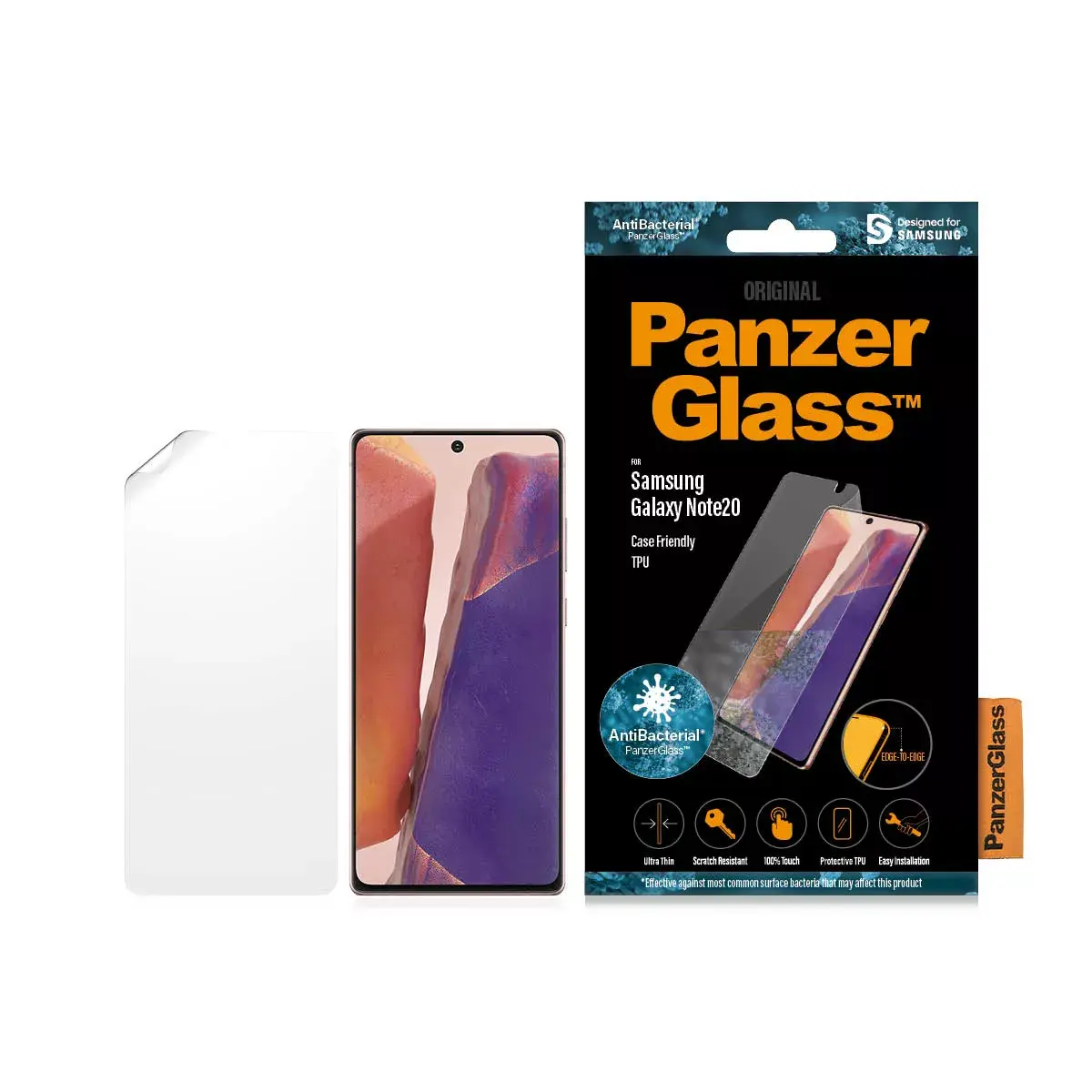 PanzerGlass Screen Protector for Samsung Galaxy Note20 Photo 3