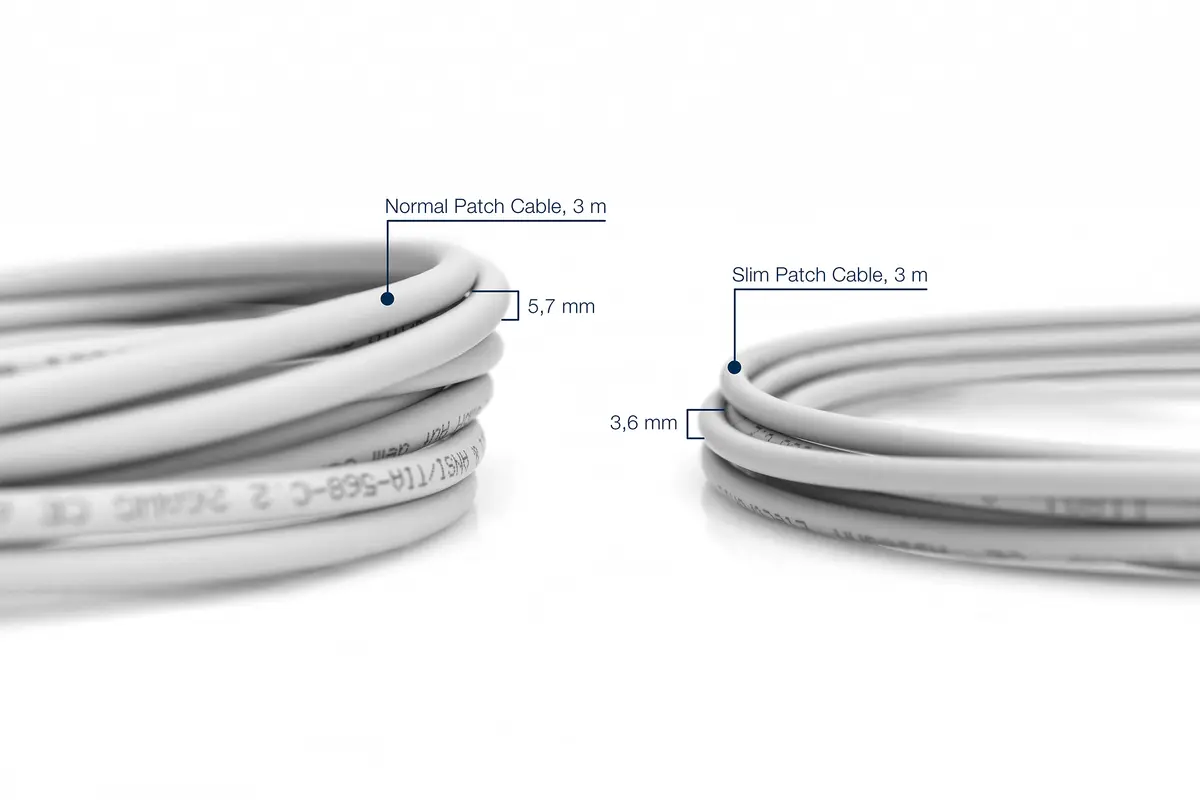 DIGITUS DK-1617-A-020S CAT 6A Slim Patch Cord 2m Photo 3