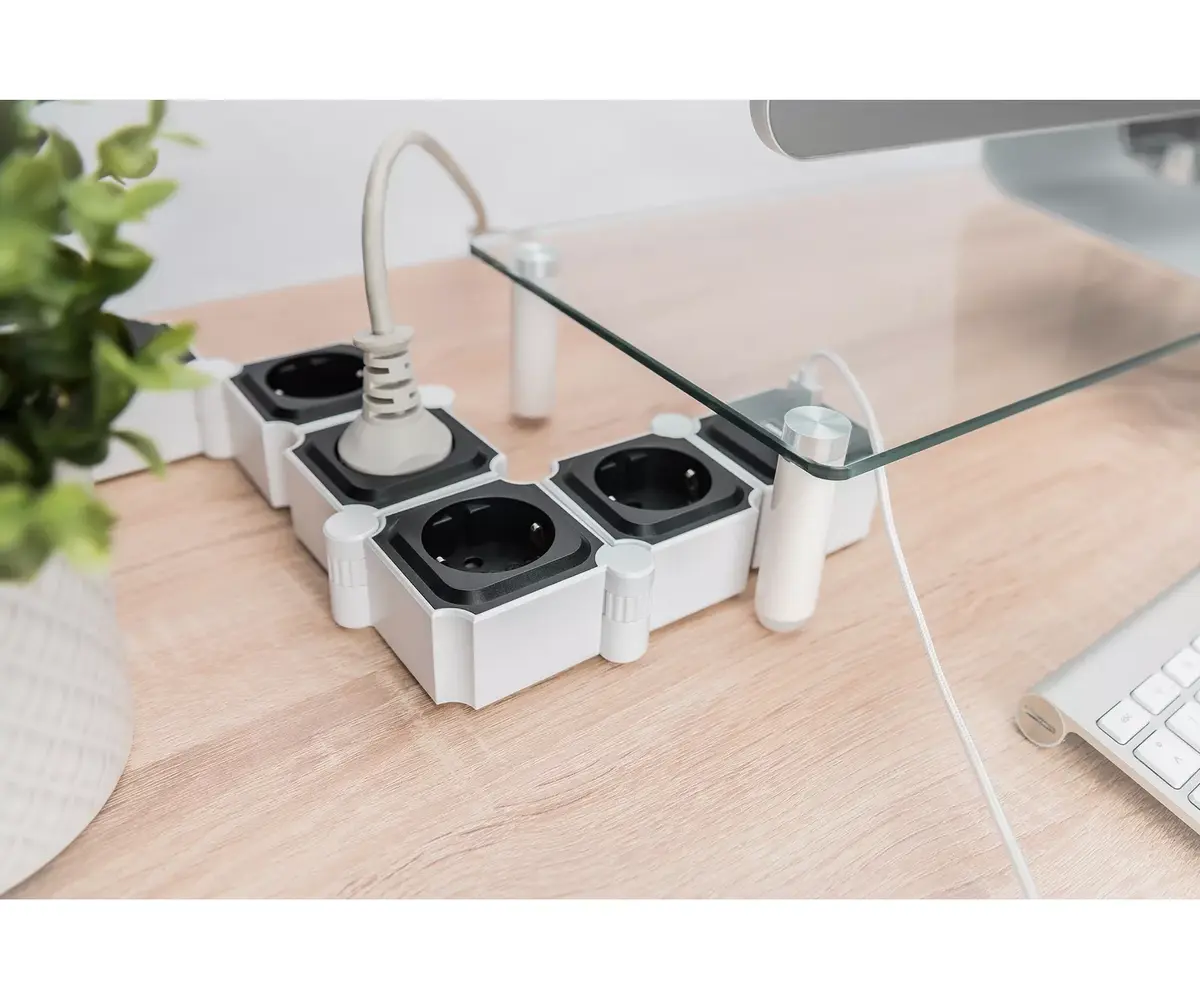Strāvas padeve Digitus Flexible 4-veids ar 2 USB portiem Photo 3