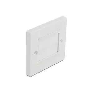 Wall plate DeLOCK 66495 White
