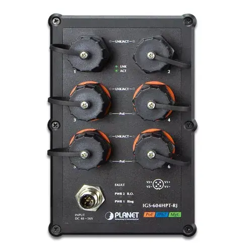 Pārvaldāms L2+ gigabita Ethernet slēdzis PLANET IGS-604HPT-RJ Photo 3