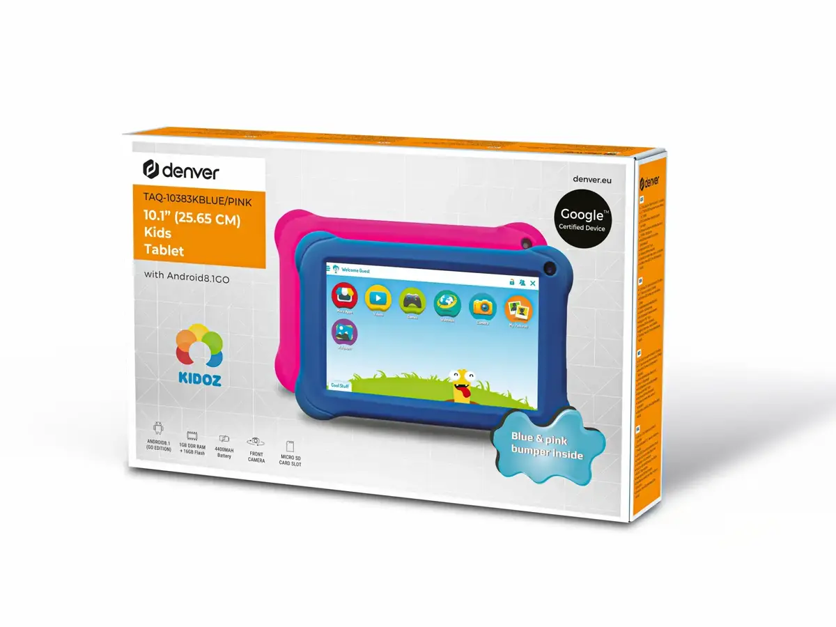 Планшет DENVER TAQ-10383K 10.1" Android 8.1 Go Photo 2