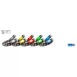 Сетевой кабель SLIM Patchcords SLIM Tough STP 0.25м Cat6 U/FTP