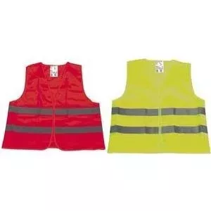 High-Visibility Safety Vest IWH 540306, 100% Polyester, Orange, EN 471