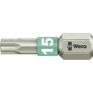 Torx insert Wera 3867/1 TS TX 15 25 mm Stainless Steel