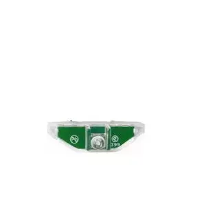 Orientācijas gaismeklis Merten MEG3901-0006, LED, zaļa virsbūve, sarkana gaisma, AC 100–230 V