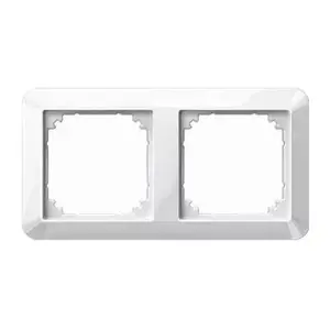 Wall plate / switch cover Merten 389219, white, thermoplastic, single-gang