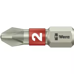 Screwdriver Bit Wera Kreuzschlitz-PH 25 mm PH 2, 25 mm length, PH2 tip