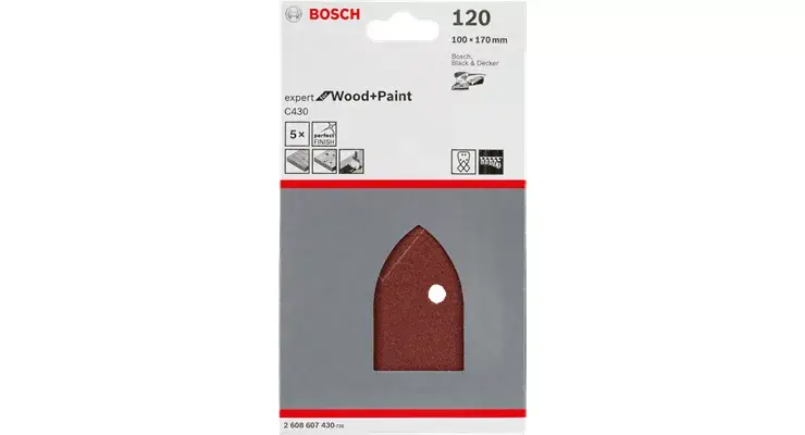 Slīpēšanas diski Bosch C430 Expert koksnei un krāsai Photo 2