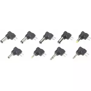 Adapter set Voltcraft 9ZC7 — 9 pieces: 2 jack adapters and 7 low-voltage adapters