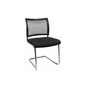 Apmeklētāju krēsls Topstar NV490 G200 freischwinger, melns, modelis Visit 20