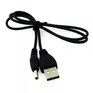 ALLNET USB_DC_5.5MM_1M strāvas adapteris & pārveidotājs Universāls Melns