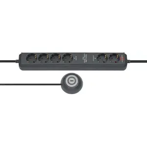 Удлинитель Brennenstuhl Eco-Line Comfort Switch 2м 6 розеток антрацит