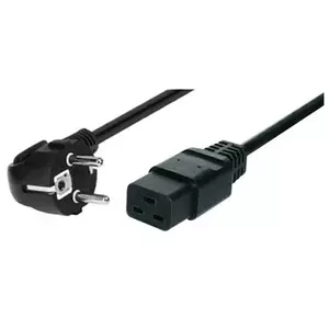 Power cable Tecline 35012 Black 1.8 m C19 coupler
