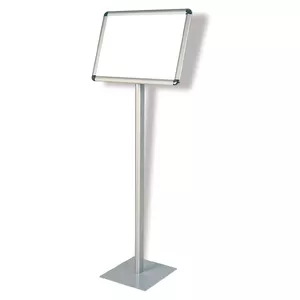 Information stand Franken BS0902 A3 Aluminium Silver