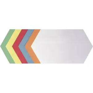 Moderator cards Franken Königswabe UMZ 1730 99, 297 x 165 mm, assorted white, light blue, red, yellow, orange, green