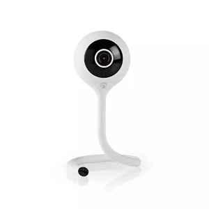 IP security camera Nedis WIFICI11CWT Indoor 1920x1080, 110° lens, 4 mm, desk mount, wired, white