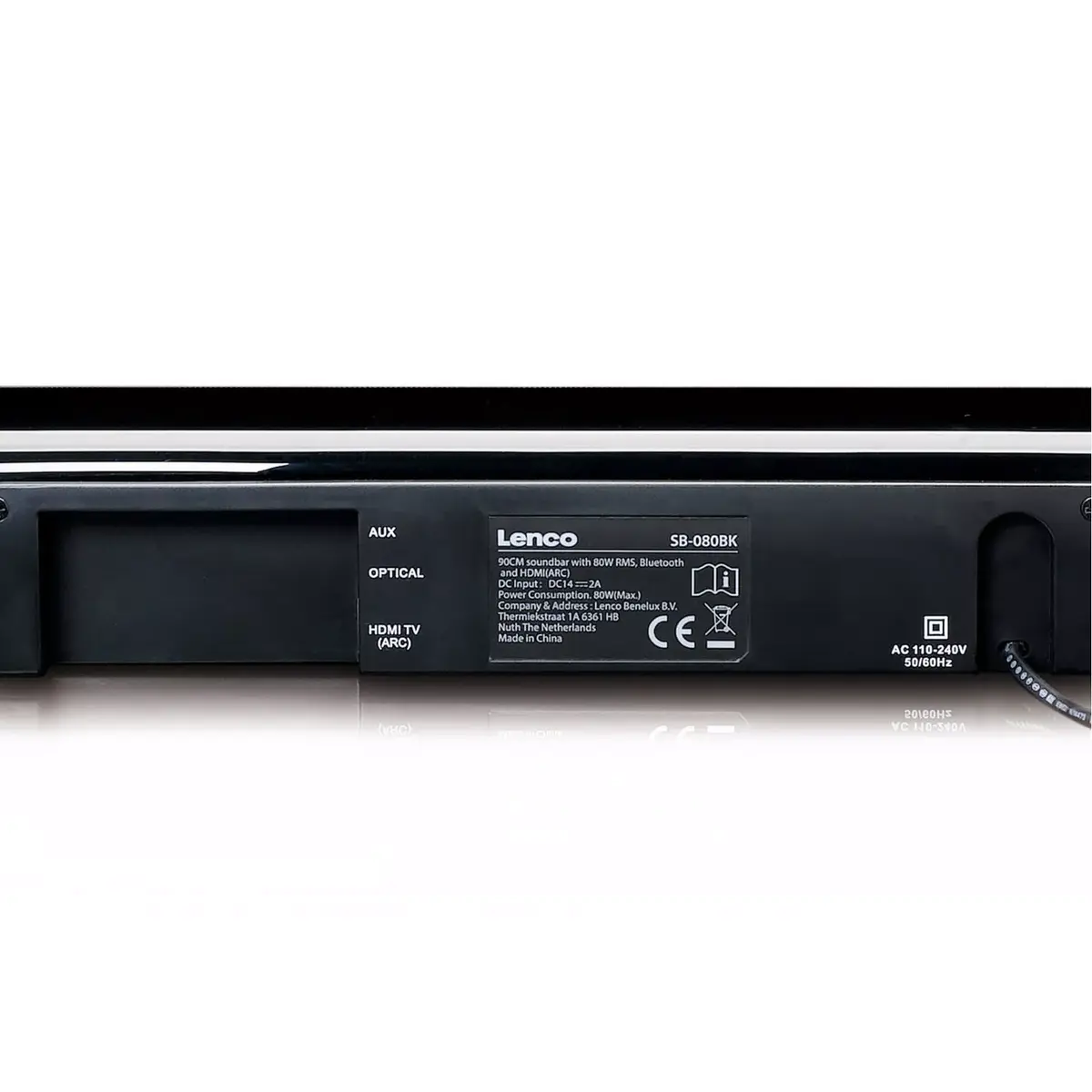Soundbar speaker Lenco SB-080BK Photo 4