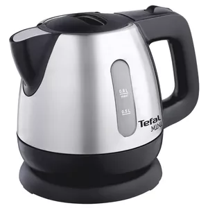 Tefal Mini BI8125 elektriskās tējkanna 0,8 L 2200 W Melns, Nerūsējošs tērauds