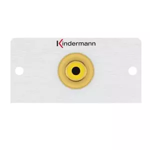 Kindermann 7444000403 kontatkligzda RCA Alumīnijs