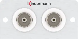 Socket outlet 2 x BNC Kindermann 7444000538