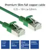 Pārejas kabelis ACT Green 0.25m LSZH U/FTP CAT6A Photo 2
