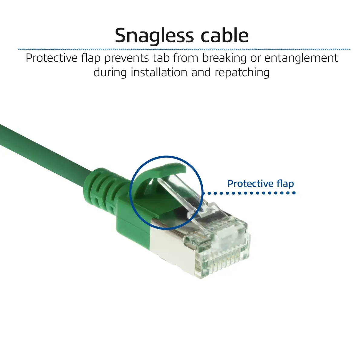 Patch Cable ACT Green 5 meter LSZH U/FTP CAT6A Photo 5