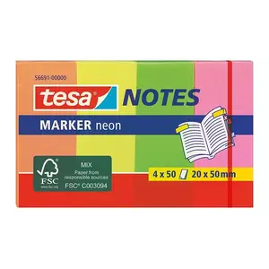 Self-adhesive note paper TESA 56691 Rectangle Multicolour