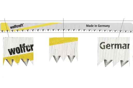 Jigsaw blade Wolfcraft 2324000 Photo 2