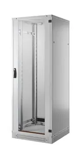 Brīvi stāvošs serveru skapis EFB Elektronik PRO-4280GR.G1SV-SET1 42U pelēks ar atslēgas slēzeni un IP20 aizsardzību
