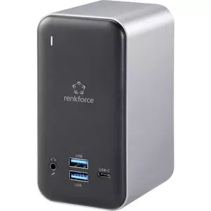 Doku stacija Renkforce RF-4499452 ar USB-C, 4K video izeju un Power Delivery