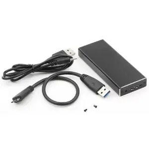 SSD korpuss CoreParts MSUB2340 Melns