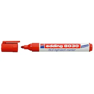 Permanent Marker Edding 8030 NLS High-Tech Red Bullet Tip