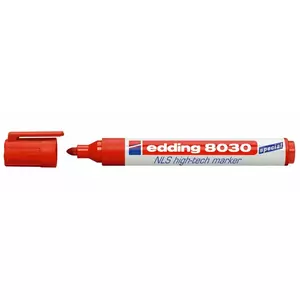 Edding 8030 NLS High-Tech ūdensnoturīgais marķieris Lodes gals Sarkans