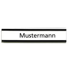 Nameplate Brown Cardboard Franken C125