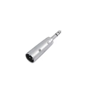 Omnitronic 30226455 гендерный адаптер 3-pin XLR 6,3 мм Серебристый