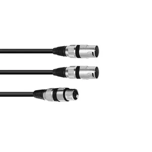 Аудиокабель XLR 3-pin 2 x XLR 3-pin Черный Omnitronic 30225206