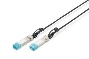 Digitus DN-81220-01 SFP+ 10G 0.5m Direct Attach Copper DAC Cable with SFP+ to SFP+ Connectors