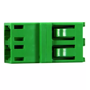 Fibre optic adapter LC/APC Telegärtner J08071A0004 Green