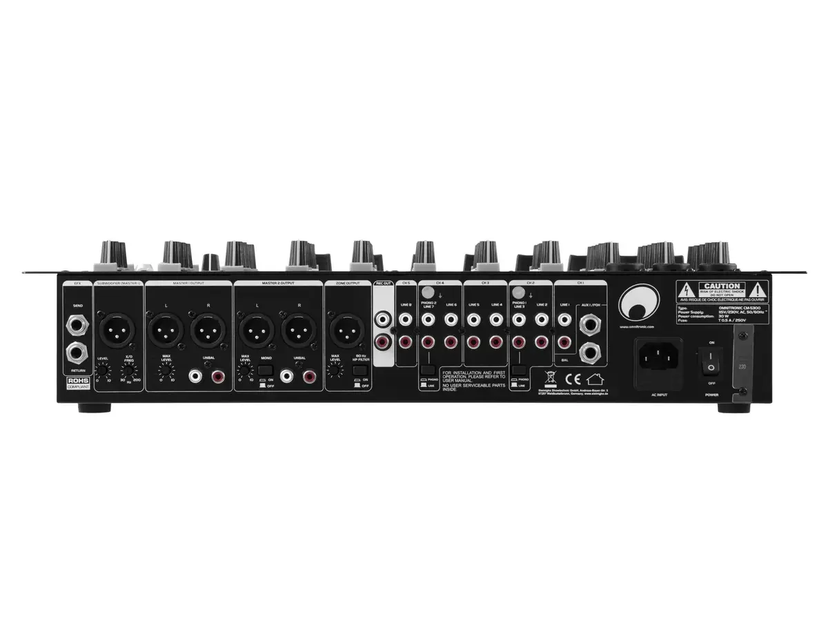 Mixer Omnitronic CM-5300 Photo 2