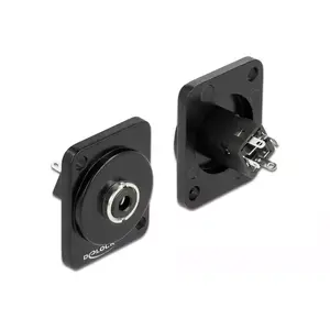 D-Type Module 3.5 mm 3 pin stereo jack to solder connector DeLOCK 86789